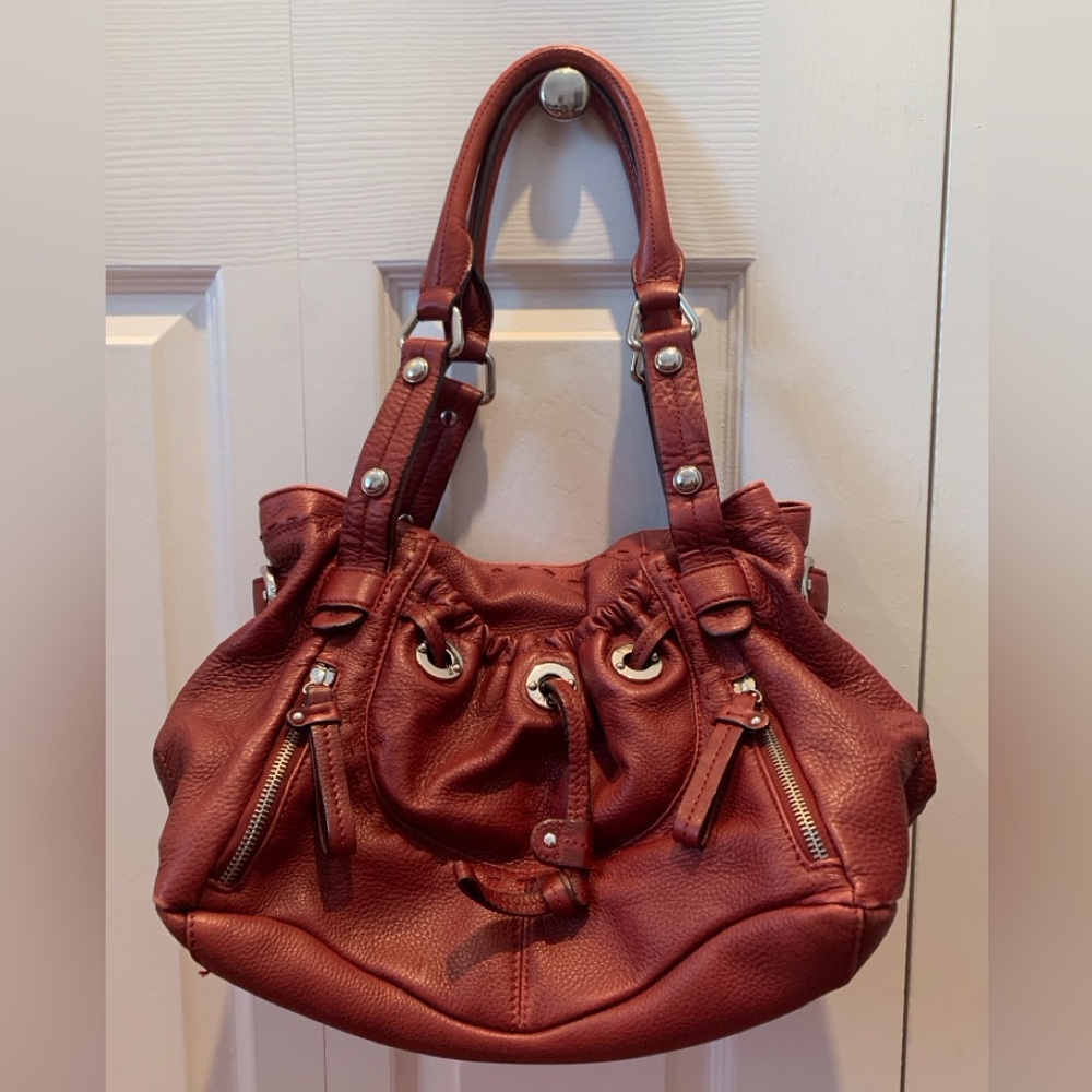 B Makowsky Red Purse